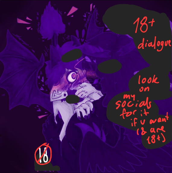 18+ stuff that's censored. Fallen angel and demon sapphics. Yay gay people
